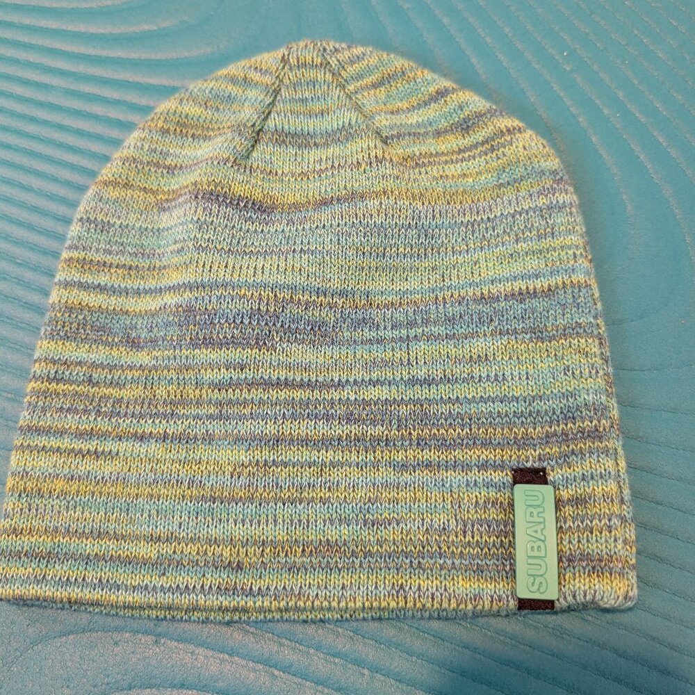 New Green Blue Subaru Beanie